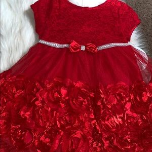 Baby red dress